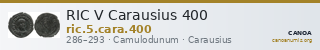 RIC V Carausius 400 — CANOA