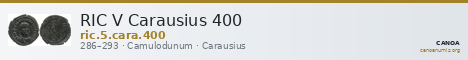 RIC V Carausius 400 — CANOA