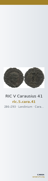 RIC V Carausius 41 — CANOA