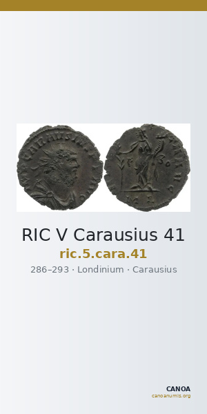 RIC V Carausius 41 — CANOA