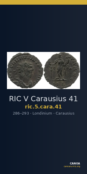 RIC V Carausius 41 — CANOA