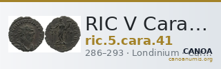 RIC V Carausius 41 — CANOA
