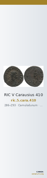 RIC V Carausius 410 — CANOA