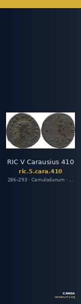 RIC V Carausius 410 — CANOA