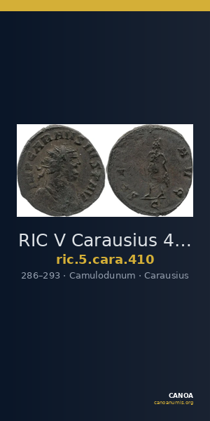 RIC V Carausius 410 — CANOA