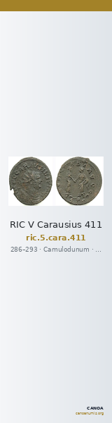 RIC V Carausius 411 — CANOA
