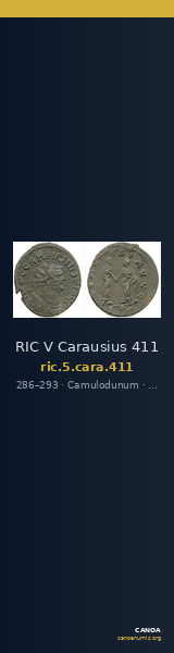 RIC V Carausius 411 — CANOA