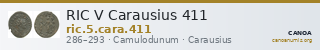 RIC V Carausius 411 — CANOA