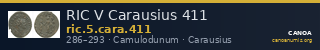 RIC V Carausius 411 — CANOA