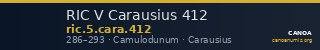 RIC V Carausius 412 — CANOA