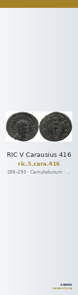 RIC V Carausius 416 — CANOA