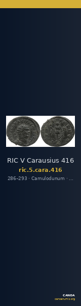 RIC V Carausius 416 — CANOA