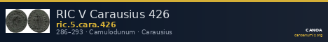RIC V Carausius 426 — CANOA