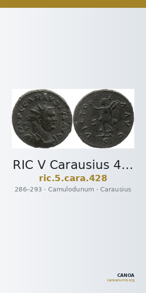 RIC V Carausius 428 — CANOA