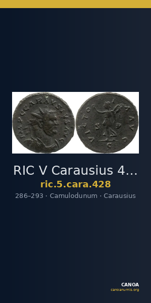 RIC V Carausius 428 — CANOA