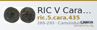 RIC V Carausius 435 — CANOA