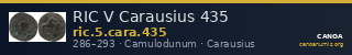 RIC V Carausius 435 — CANOA