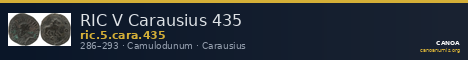 RIC V Carausius 435 — CANOA