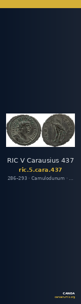 RIC V Carausius 437 — CANOA