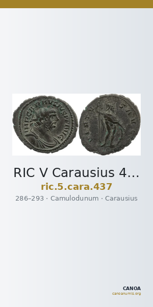 RIC V Carausius 437 — CANOA