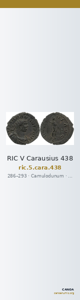 RIC V Carausius 438 — CANOA