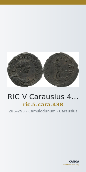 RIC V Carausius 438 — CANOA