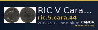 RIC V Carausius 44 — CANOA