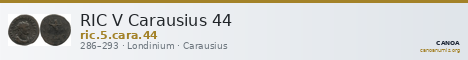 RIC V Carausius 44 — CANOA