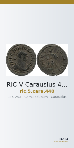 RIC V Carausius 440 — CANOA