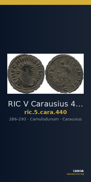 RIC V Carausius 440 — CANOA