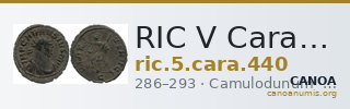 RIC V Carausius 440 — CANOA