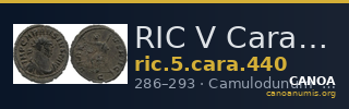 RIC V Carausius 440 — CANOA