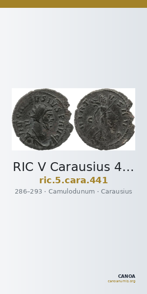 RIC V Carausius 441 — CANOA