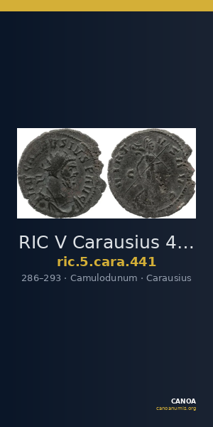 RIC V Carausius 441 — CANOA