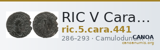 RIC V Carausius 441 — CANOA