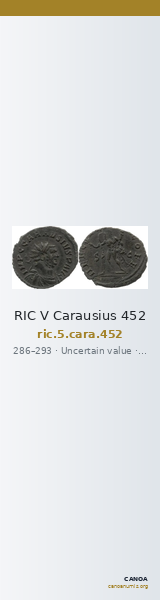 RIC V Carausius 452 — CANOA