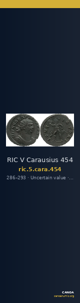 RIC V Carausius 454 — CANOA