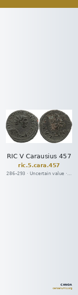 RIC V Carausius 457 — CANOA