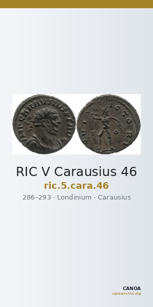 RIC V Carausius 46 — CANOA