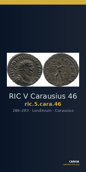 RIC V Carausius 46 — CANOA