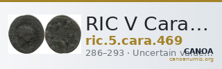 RIC V Carausius 469 — CANOA