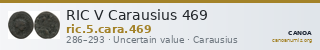 RIC V Carausius 469 — CANOA