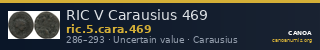 RIC V Carausius 469 — CANOA