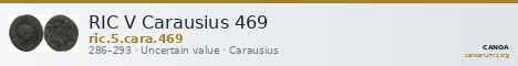 RIC V Carausius 469 — CANOA