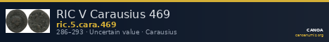 RIC V Carausius 469 — CANOA