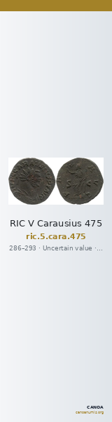 RIC V Carausius 475 — CANOA