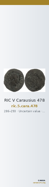 RIC V Carausius 478 — CANOA
