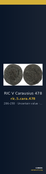 RIC V Carausius 478 — CANOA