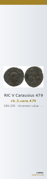 RIC V Carausius 479 — CANOA