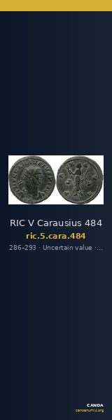 RIC V Carausius 484 — CANOA